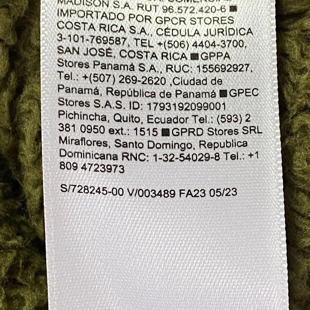 Athleta 2023 So Toasty High Pile Fleece Sherpa Jacket Girl's Size 12